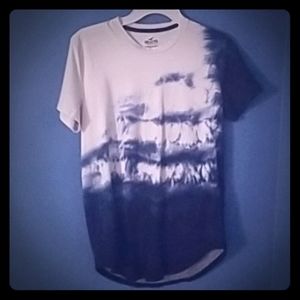 Hollister Curved Hem Tee 100% Cotton Size S